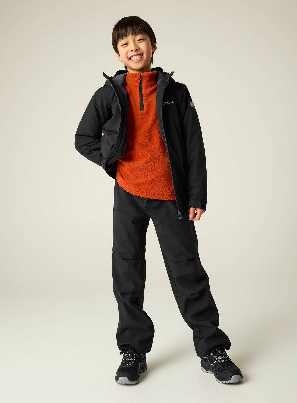 REGATTA Hurdle Waterproof Insulated Jacket Black 9-10 years - Image 4